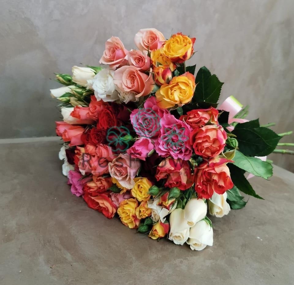 Букет цветов из: Розы в Строителе Тамбовской области