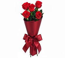 Букет 5 Красных роз Эдлесс Лав в Строителе Тамбовской области