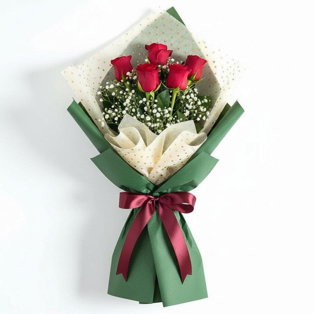 Букет цветов из: Розы в Строителе Тамбовской области