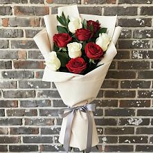 Букет цветов из:  Розы в Строителе Тамбовской области