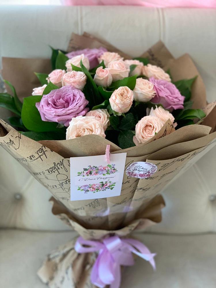 Букет цветов из: Розы в Строителе Тамбовской области