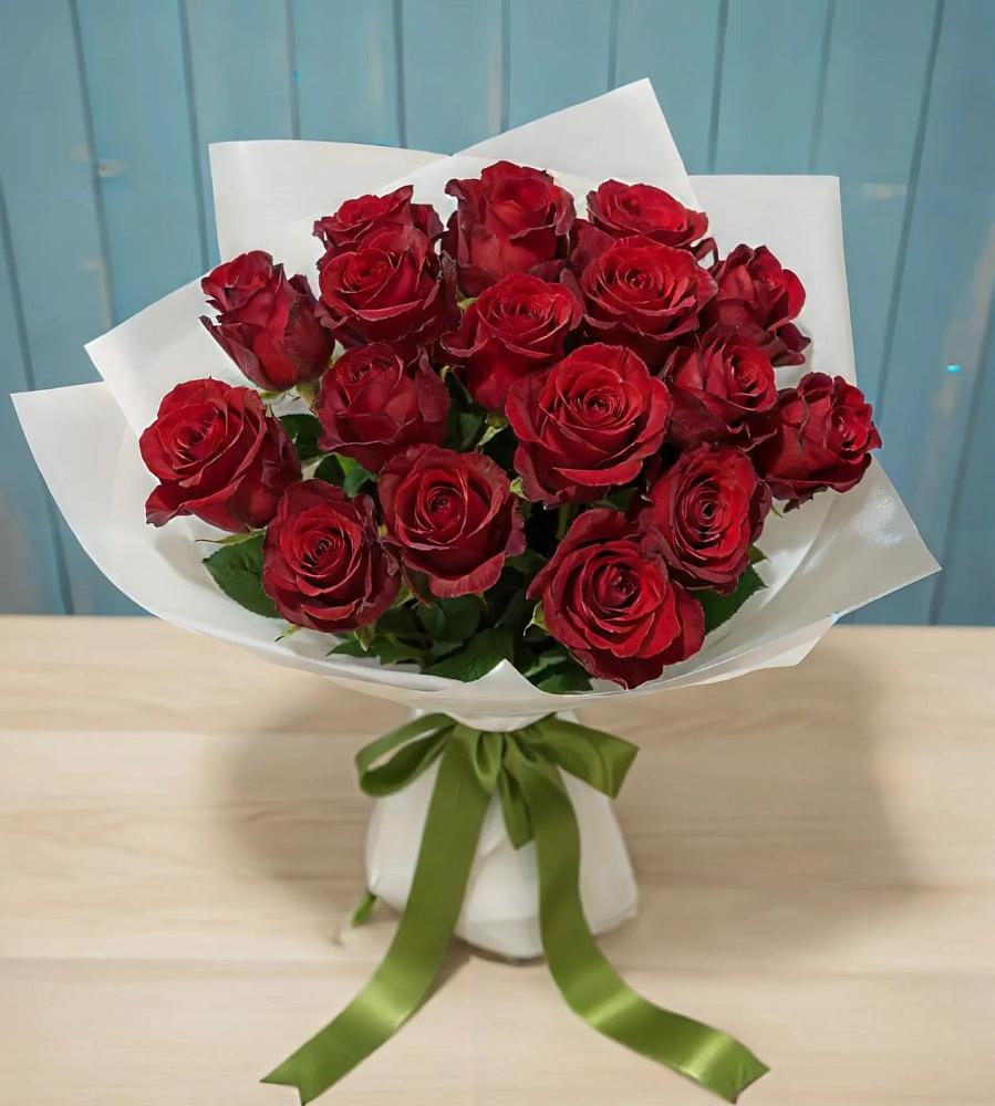 Букет Красные розы в Строителе Тамбовской области
