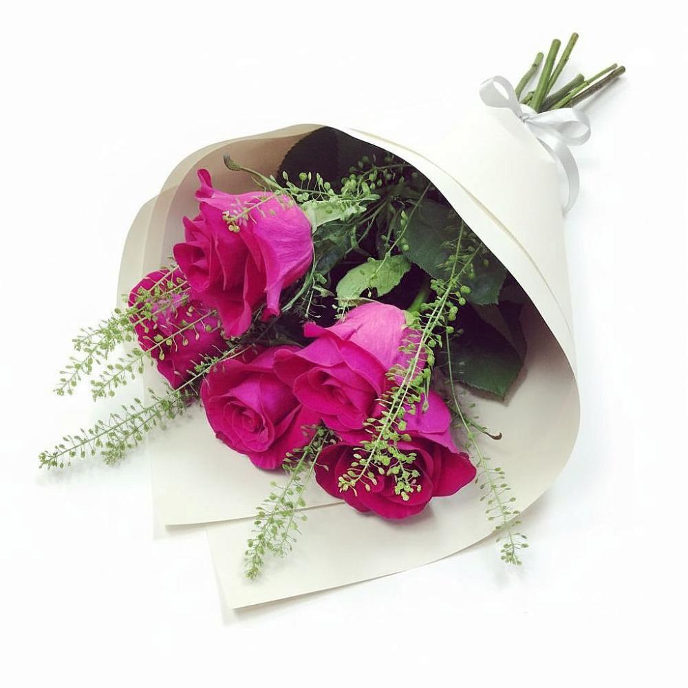 Букет цветов из: Розы в Строителе Тамбовской области