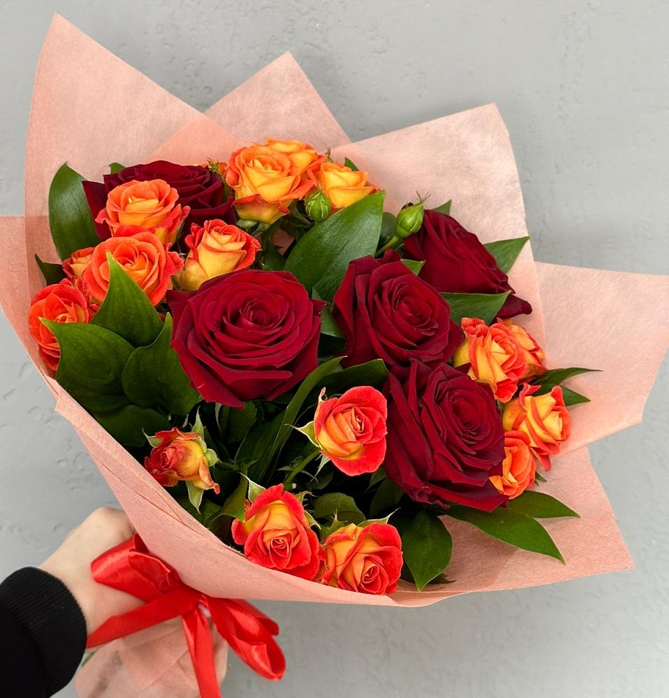 Букет Любовь и восторг в Строителе Тамбовской области