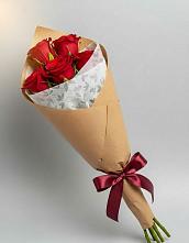 Букет цветов из:  Розы в Строителе Тамбовской области