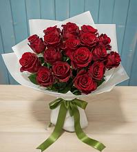 Букет Красные розы #REPLACE_PRED# Строителе Тамбовской области