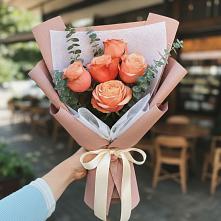 Букет цветов из:  Розы в Строителе Тамбовской области