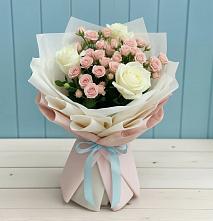 Букет цветов из:  Розы в Строителе Тамбовской области