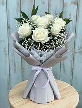 Букет цветов из:  Розы в Строителе Тамбовской области