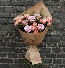 Букет цветов из:  Розы в Строителе Тамбовской области