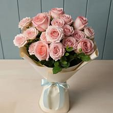 Букет Розовый шарм в Строителе Тамбовской области