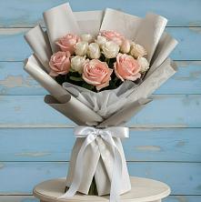 Букет цветов из:  Розы в Строителе Тамбовской области