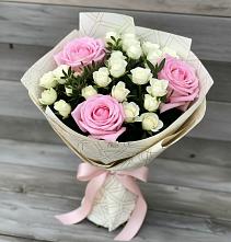 Букет цветов из:  Розы #REPLACE_PRED# Строителе Тамбовской области