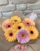 Букет цветов из:  Герберы #REPLACE_PRED# Строителе Тамбовской области