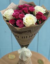 Букет цветов из:  Розы в Строителе Тамбовской области
