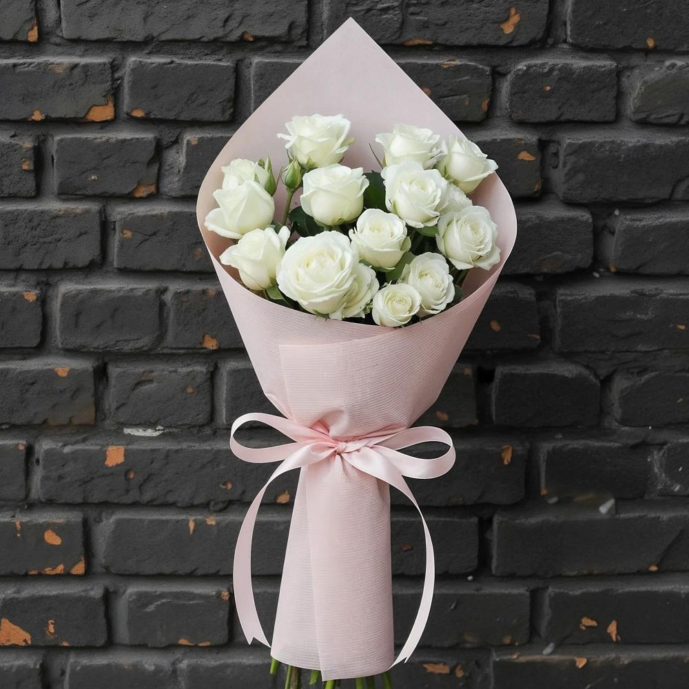 Букет цветов из: Розы в Строителе Тамбовской области