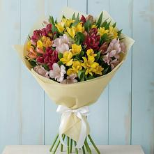 Букет цветов из:  Альстромерии в Строителе Тамбовской области