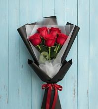 Букет цветов из:  Розы в Строителе Тамбовской области