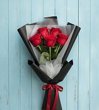 Букет цветов из:  Розы в Строителе Тамбовской области