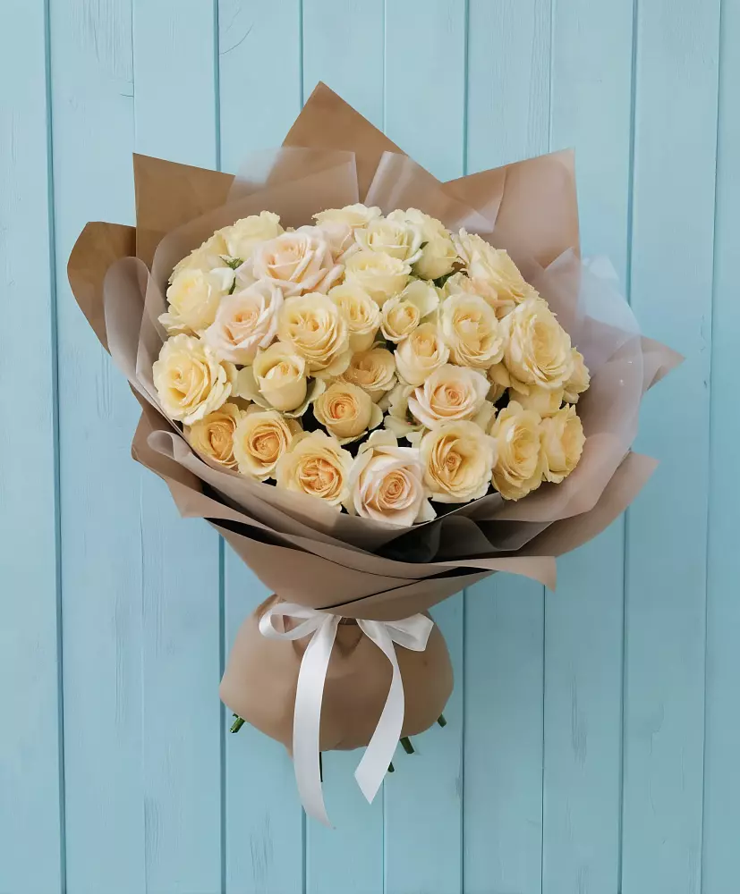 Букет Кремовое облако в Строителе Тамбовской области