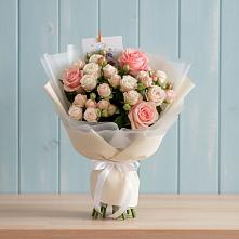 Букет цветов из:  Розы в Строителе Тамбовской области