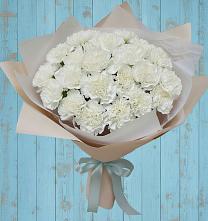 Букет цветов из:  Гвоздики в Строителе Тамбовской области