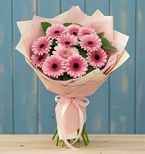 Букет цветов из:  Герберы в Строителе Тамбовской области