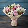 Букет цветов из: Хризантемы, Альстромерии и Розы в Строителе Тамбовской области
